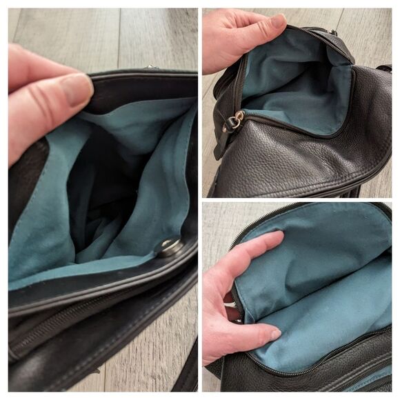 Stone & Co. Black Leather Shoulder Bag - Picture 9 of 10